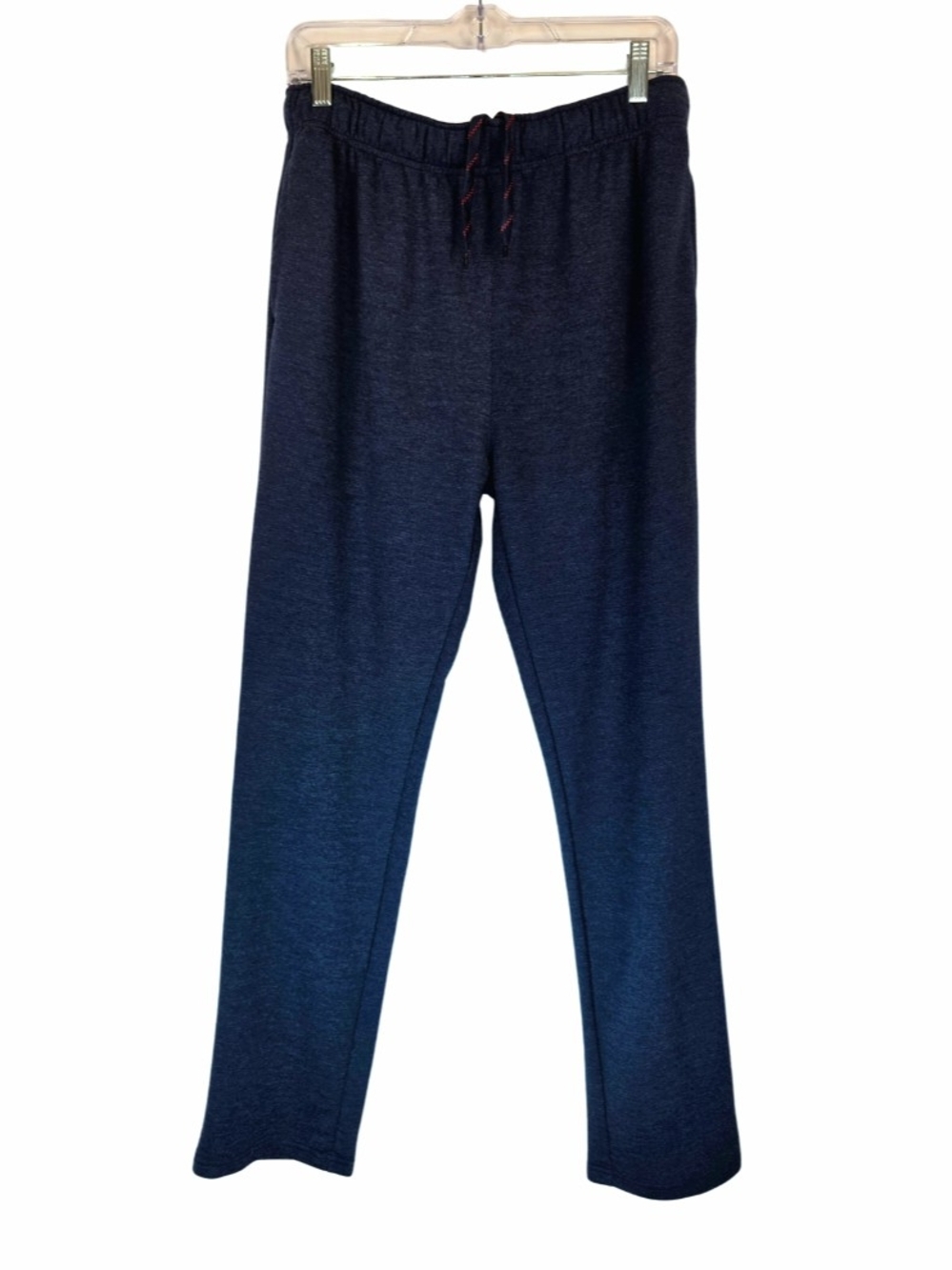 Orvis Men's Sz M Navy Blue Heathered Joggers Straight Leg Drawstring Athleisure